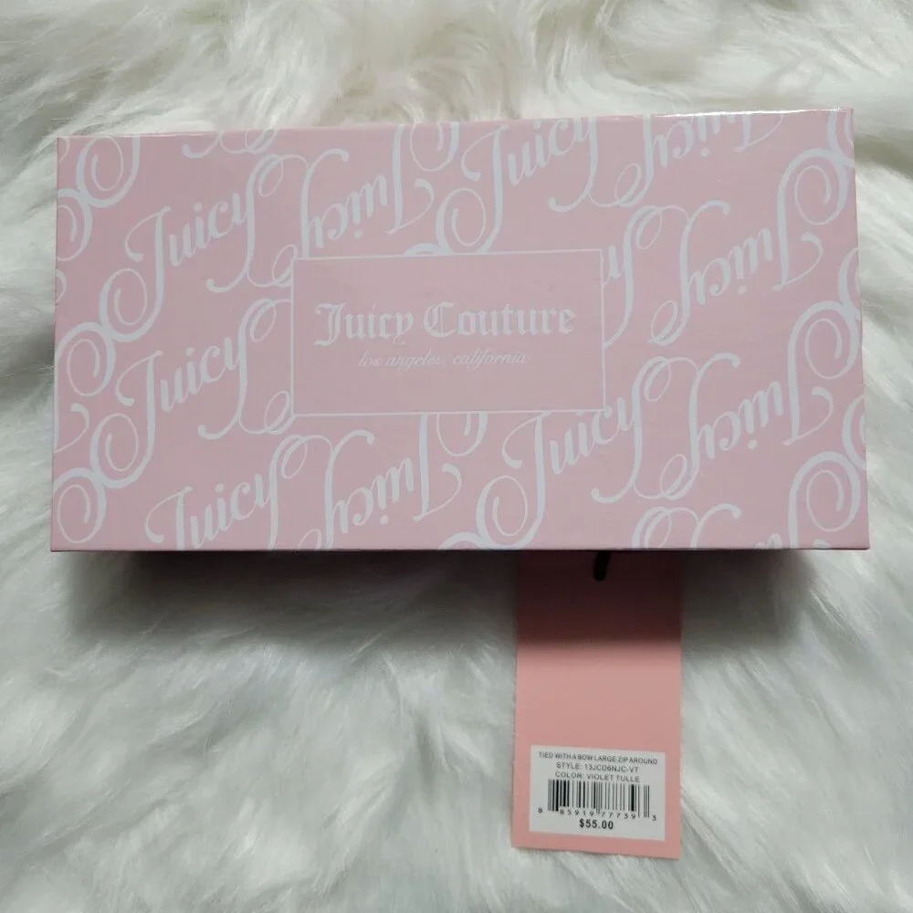 Juicy Couture Velour Quilted Wallet